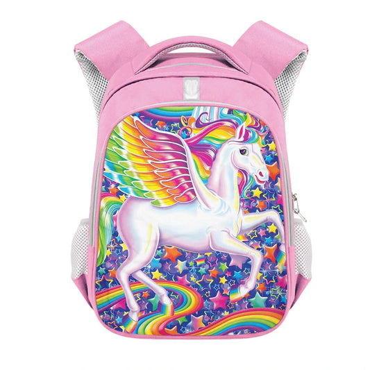 Kids Colorful Rainbow Unicorn Backpack (13" / 17")