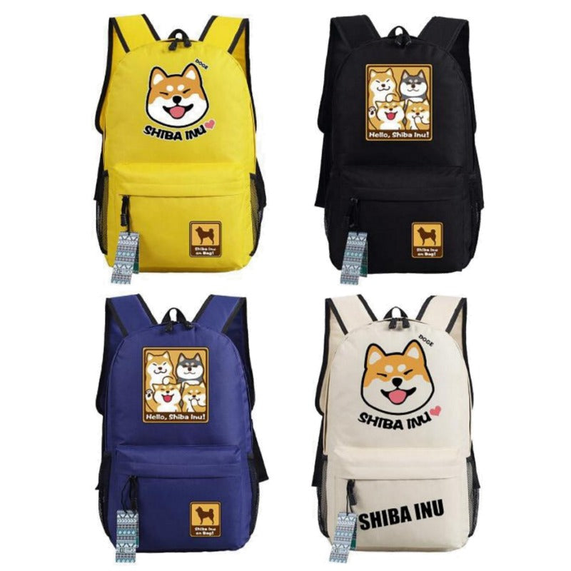 Shiba Inu Doge Anime Dog Backpack