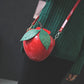 Apple Shape Mini Purse / Messenger Bag (8&quot;) 