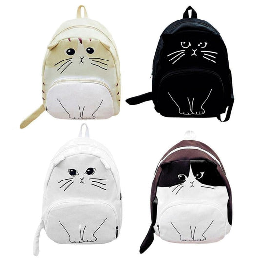 Kids Casual Kitty Cat Backpack