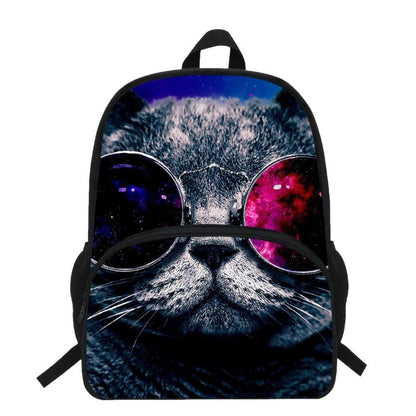 Cool Cat w/ Sunglasses Backpack