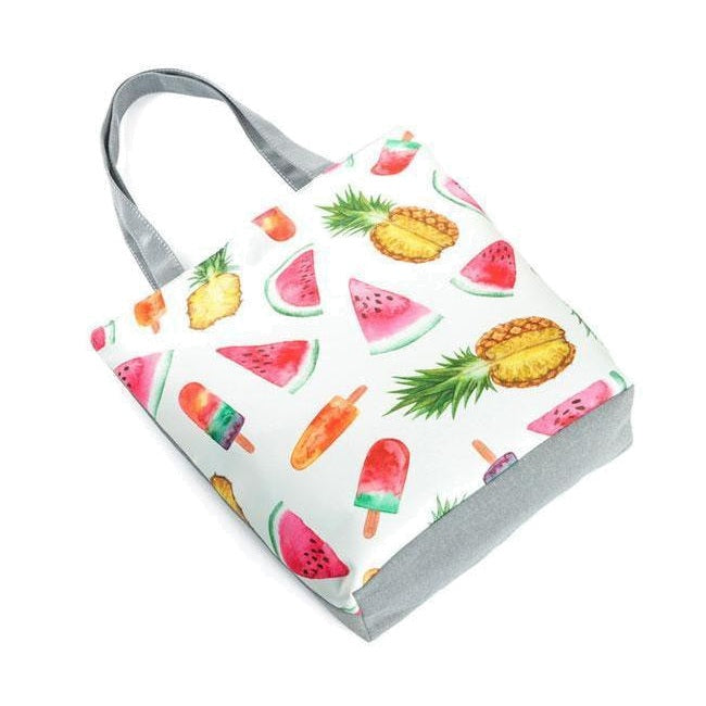 Fruit Pattern Shopping Bag