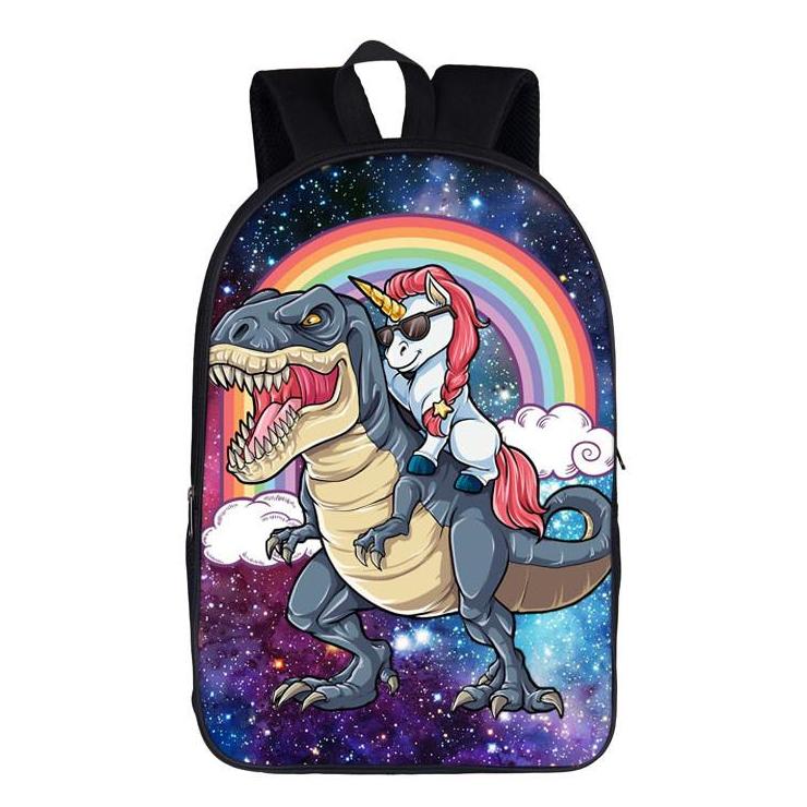 Funny Dinosaur Unicorn Backpack
