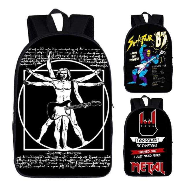 Funny Heavy Metal Music Backpack (17&quot;) 