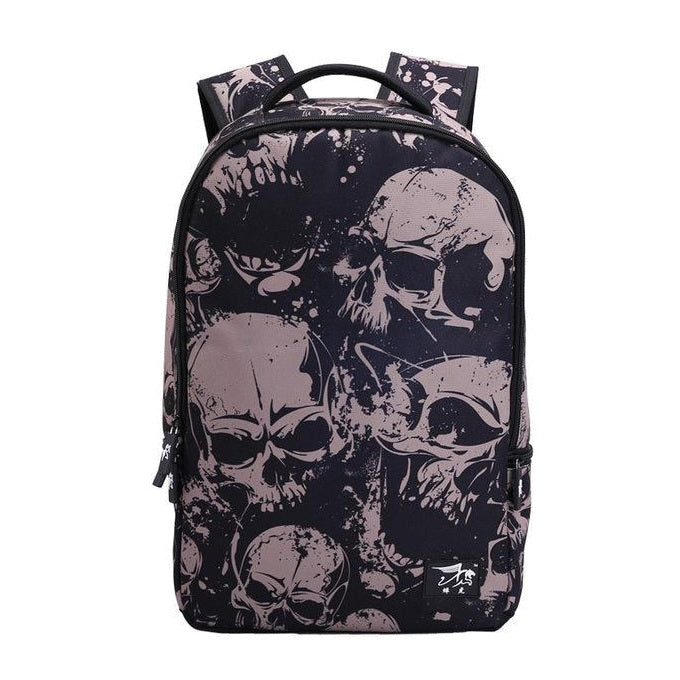Brown Gothic Skull Backpack
