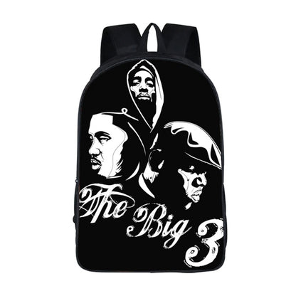 Hip-Hop Rap Legends Backpack (17&quot;) Big 3