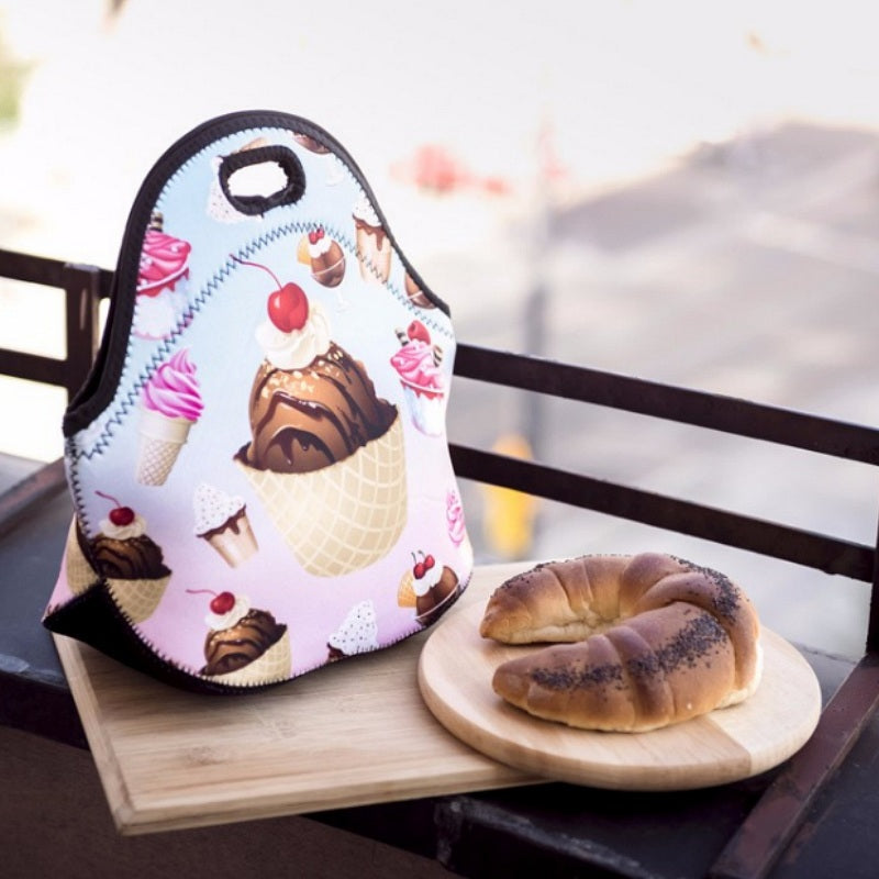 Ice Cream Pattern Lunch Bag