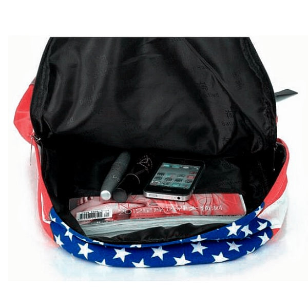 Inside USA Backpack