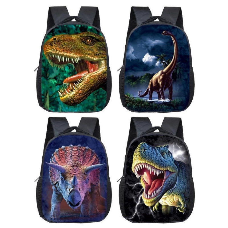 Kids Dinosaur Print Backpack (12