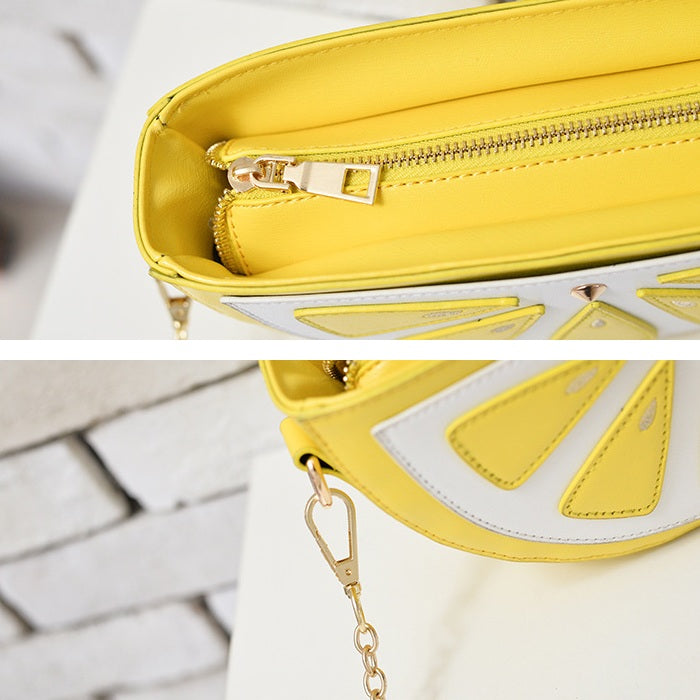 Mini Lemon Handbag Closeup