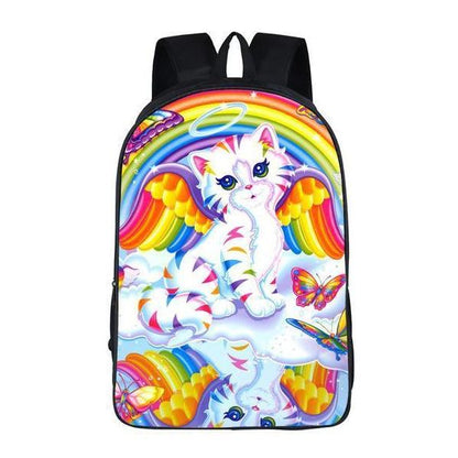 Lisa Frank Angel Kitty Backpack