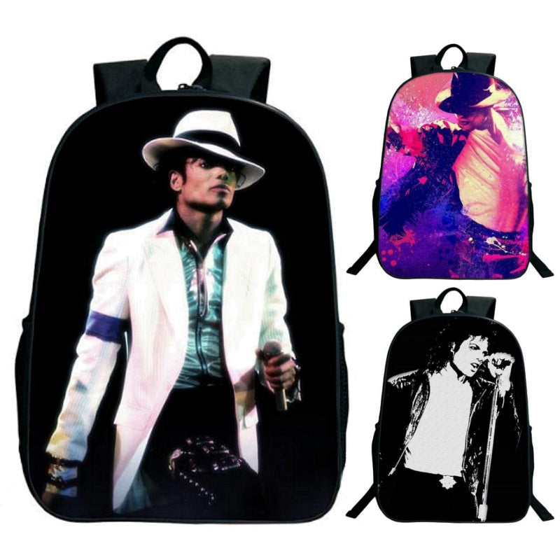 King Of Pop Michael Jackson Print Backpack