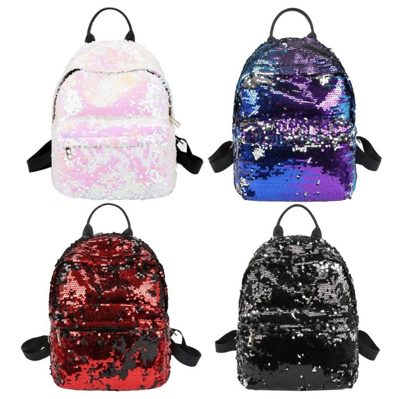 Mini Multi-Color Sequin Backpack (12&quot;) 