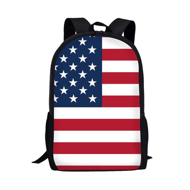 Artistic USA Flag Print Backpack (17&quot;) USA 20