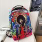 Psychedelic Jimmi Hendrix Rock & Roll Backpack (17")
