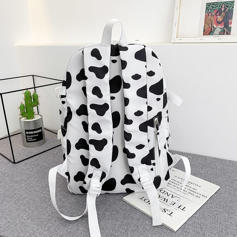 Black & White Zebra Print Backpack (18")