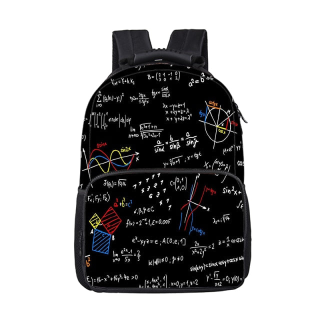 Physics Math Formula E=MC2 Science Backpack (19) – Funn Bagz