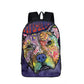 Colorful Dog Print Backpack