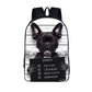 Bad French Bulldog Backpack