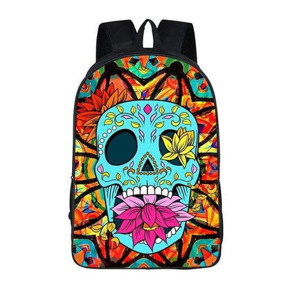 Mexican Skull Backpack Style 1