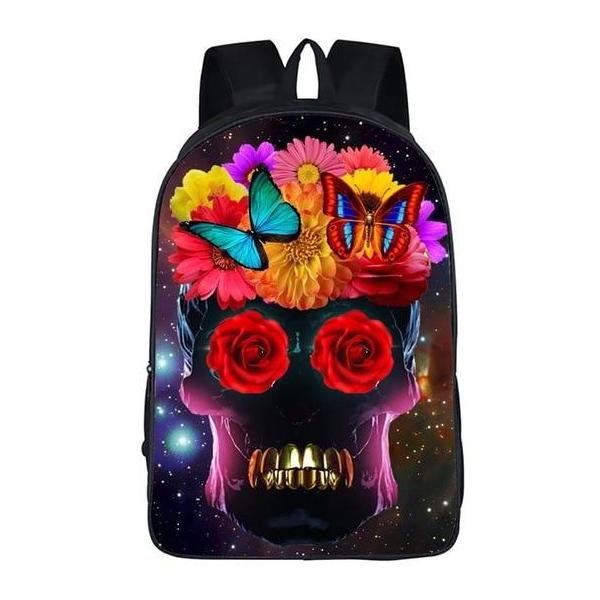 Funny Skull Book Bag Style 3