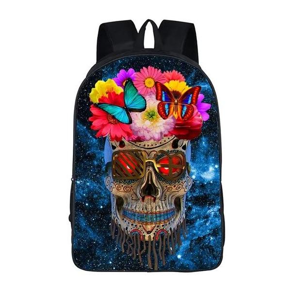 Funny Skull Book Bag Style 8
