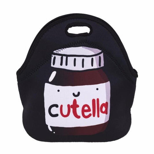 Neoprene Cartoon Cutella Lunch Bag