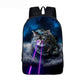 Purple Laser Kitty Backpack