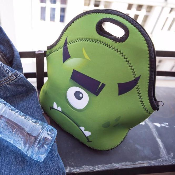 Green Monster Lunch Bag
