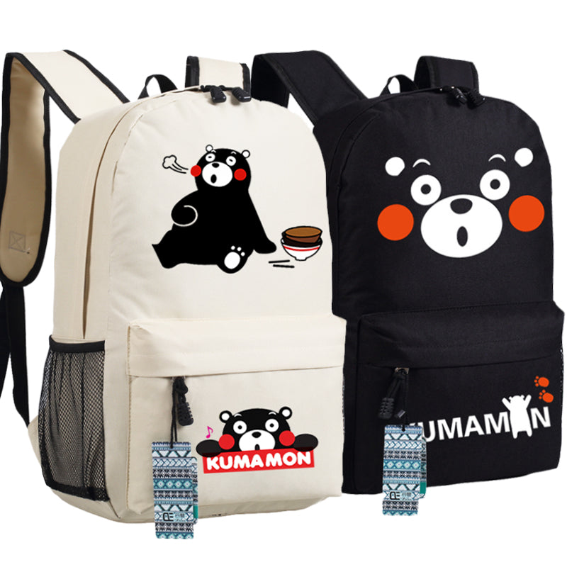 Kumamon Anime Black Bear Backpack