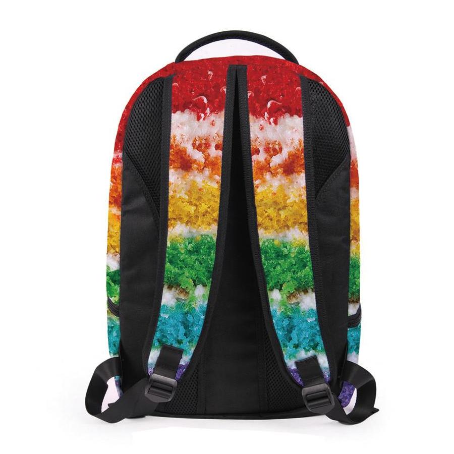 Back of Rainbow Cake Backpack