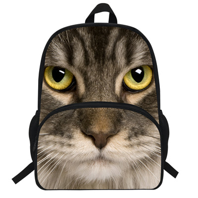 Dark Gray Cat Backpack