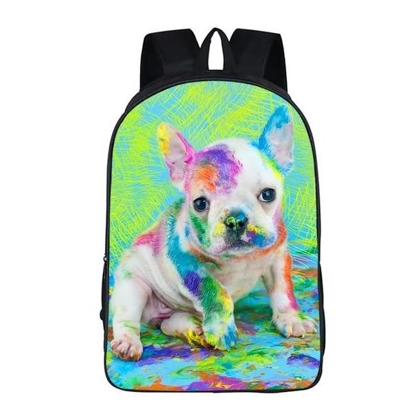 Painting Puppy Backpack Style 4