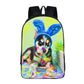 Painting Puppy Dog School Bag Style 7