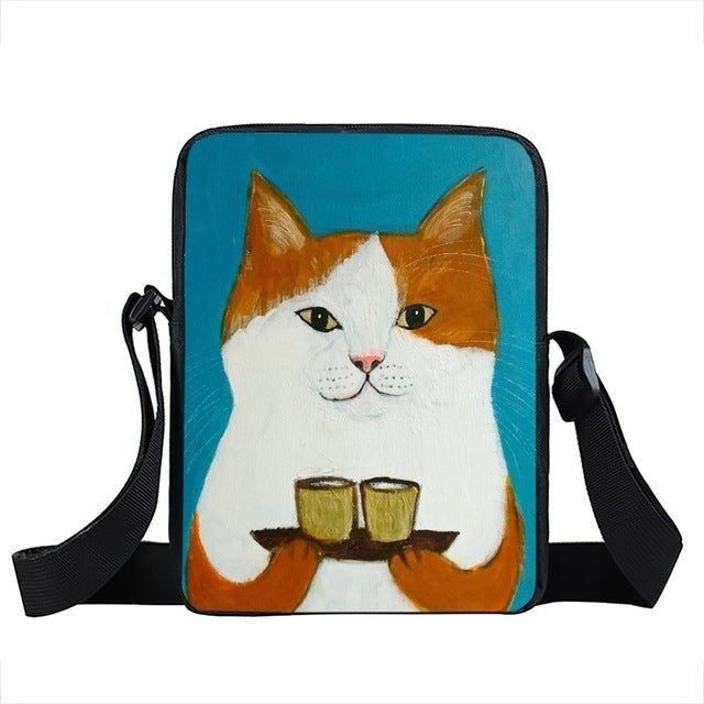 Cat Messenger Bag Style 10