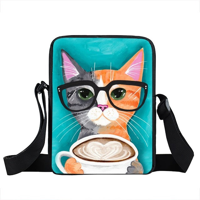 Cat Messenger Bag Style 4