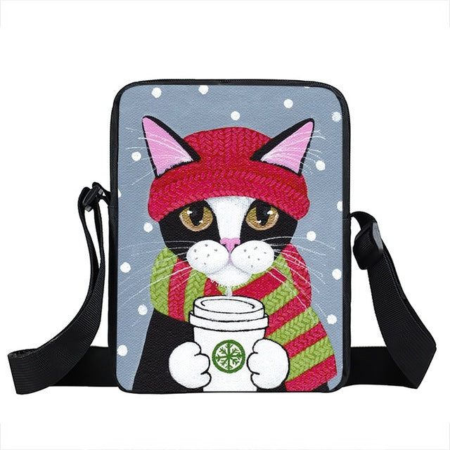 Cat Messenger Bag Style 8