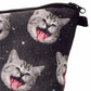 Cat Cosmetic Bag Closeup