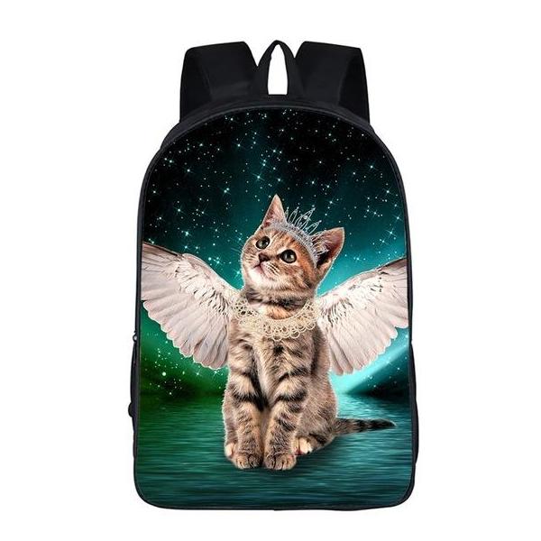 Angel Kitty Cat Backpack Style 5