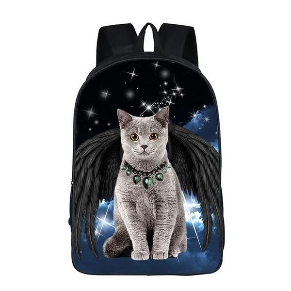 Angel Kitty Cat School Bag Style 3