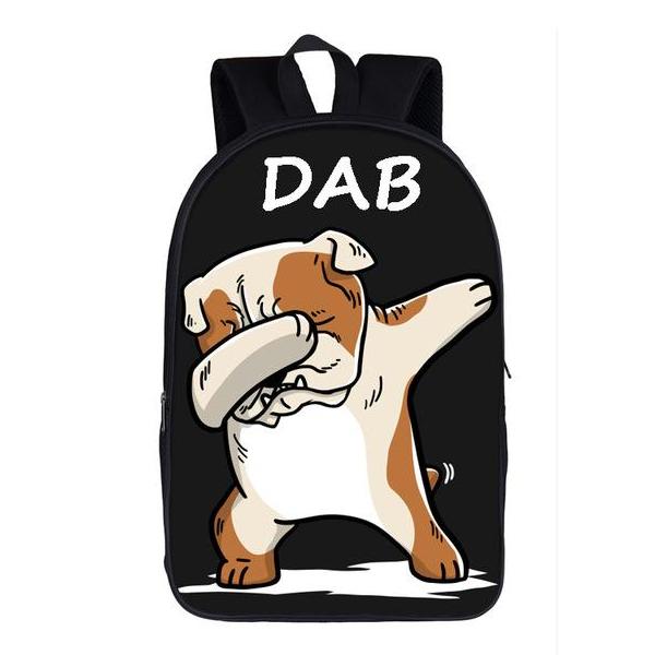 Dabbing Bulldog Backpack