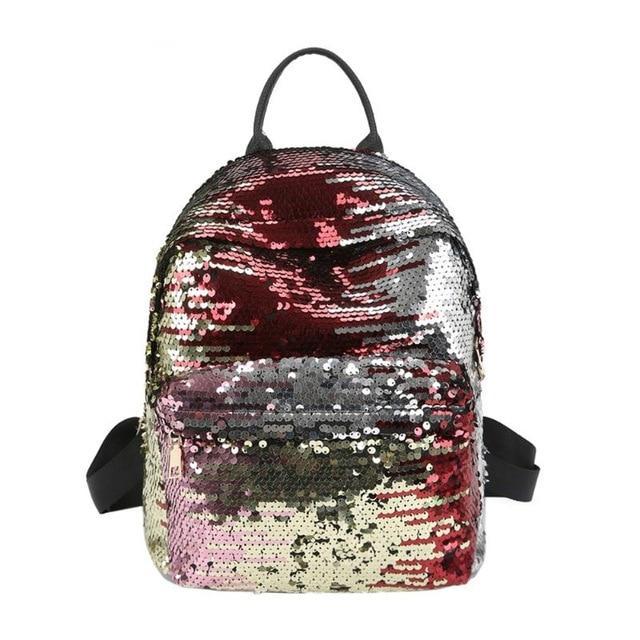 Mini Multi-Color Sequin Backpack Colorful