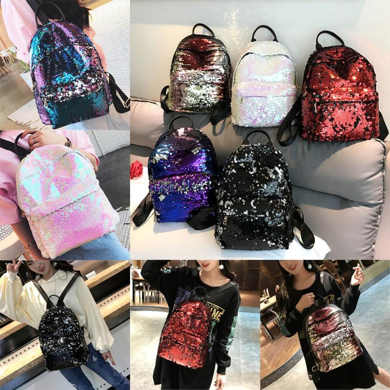 Mini Multi-Color Sequin Backpack 