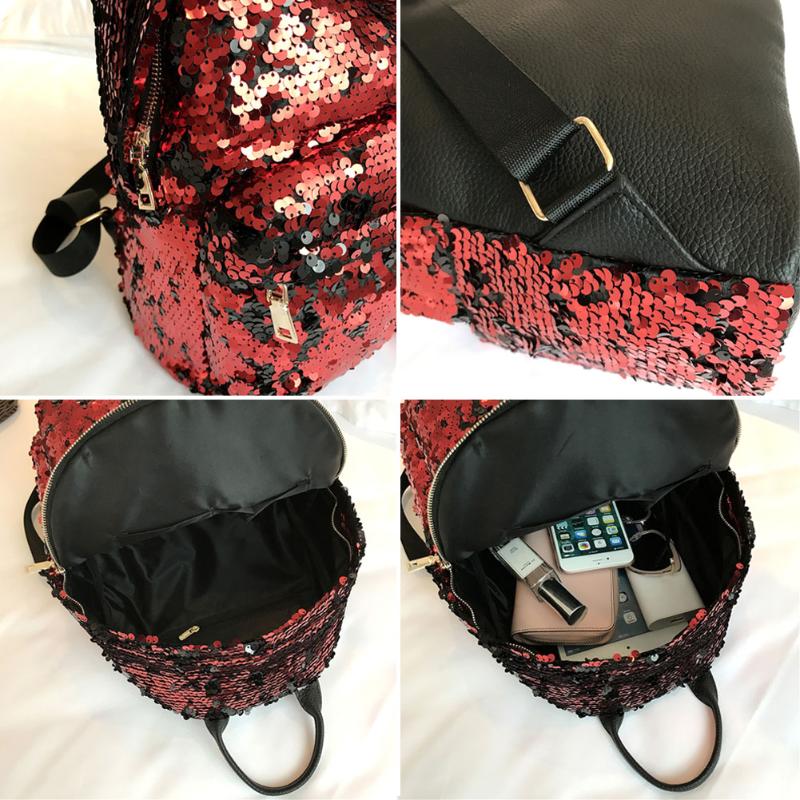 Mini Multi-Color Sequin Backpack 