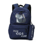 Neko Atsume Anime Cat Backpack (18&quot;) w/ Pencil Bag Style 2 / Navy