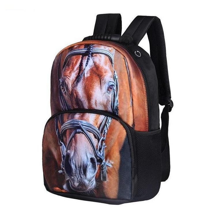 Thoroughbred Horse Print Backpack