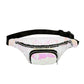 White Sequin Fanny Pack