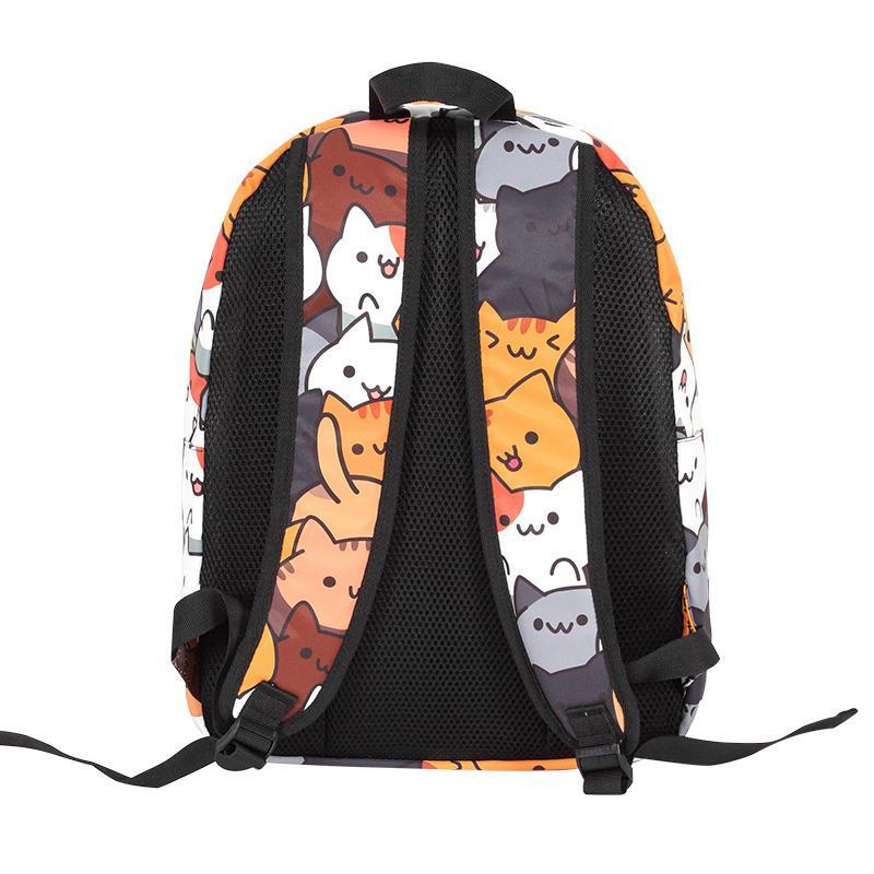Back of Anime Cat Backpack