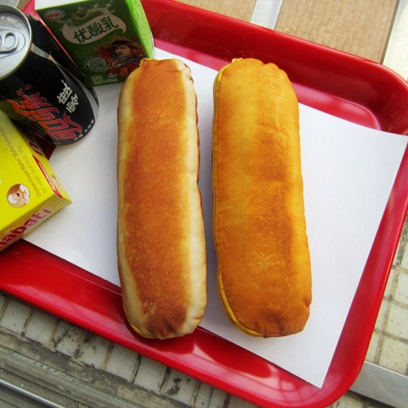 French Bread Pencil Bags