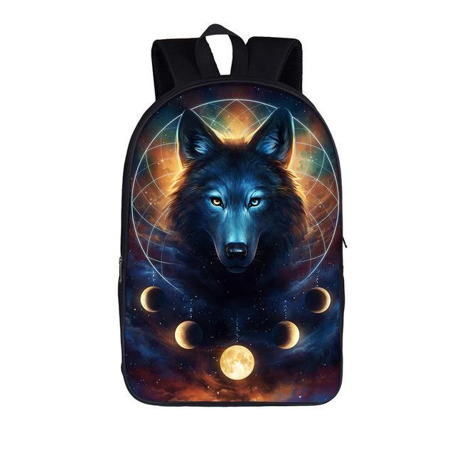 Mystical Wolf Backpack
